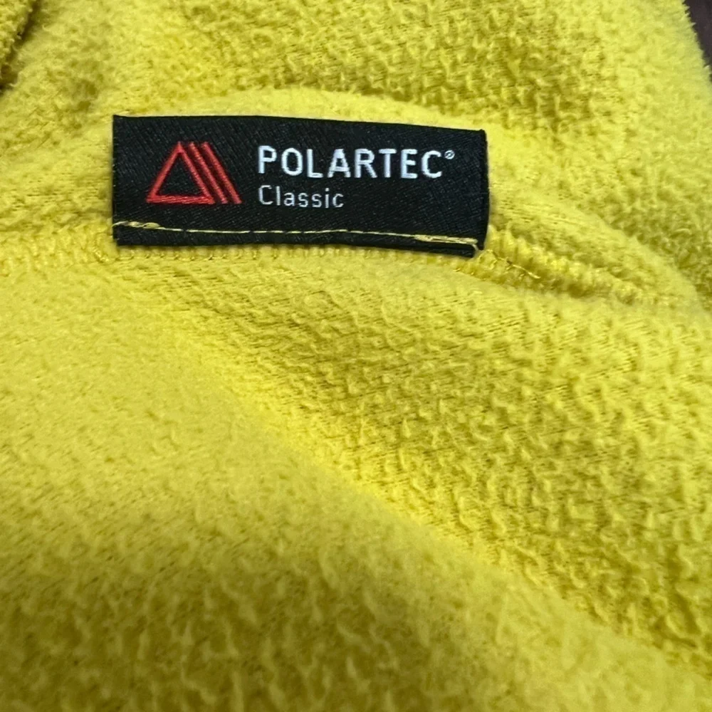 The North Face 1/4 Zip Pullover Size Mens Medium Color Yellow